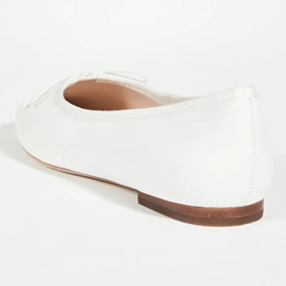 Loeffler Randall Georgie Ballet Flats in White, Size 8.5 NIB - Picture 3 of 9